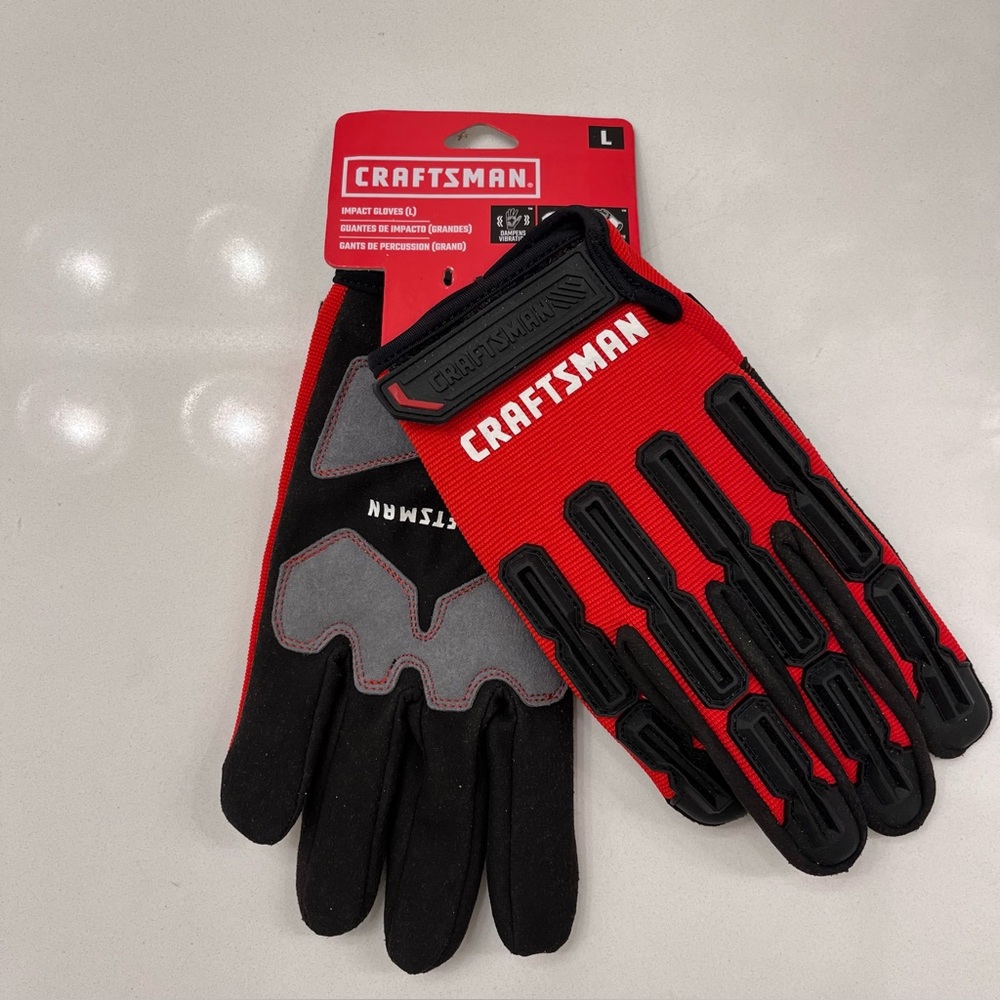 CRAFTSMAN Impact Protection Work Gloves Size Large